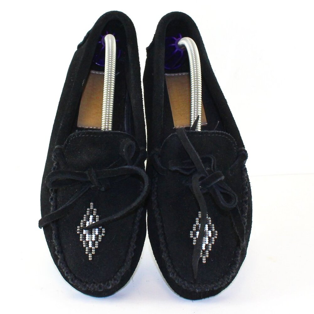 Manitobah Mukluks Beaded Leather Moccasins US/CAN Mens 4/ Womens 6